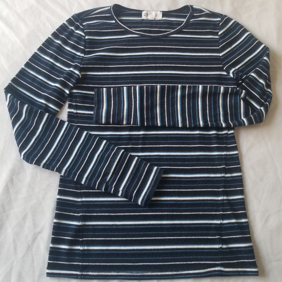 GAP Tops - GAP Women's Long Sleeve Feather Tee XS Stripped